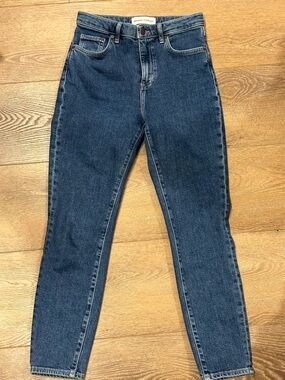 Denim Forum High-Rise Dark Blue Women's Jeans